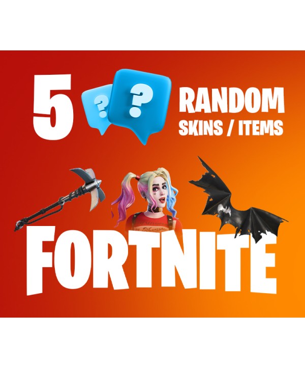 5 Random Fortnite Skins / Items PC Epic Games Epic Games Key GLOBAL